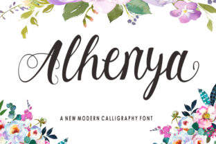 Alhenya: A Modern Script Font for Campaigns