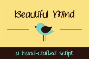 Beautiful Mind: A Whimsical Handwritten Font for Branding