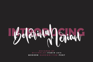 Belarimul Meriam Font for Handmade Brands