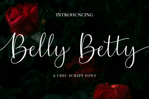 Belly Betty: A Modern Script Font for Web Design