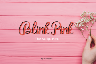 Blink Pink: A Handwritten Font for Web Design