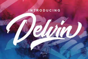 Delvin Font: Bold Handwritten Style for Campaigns