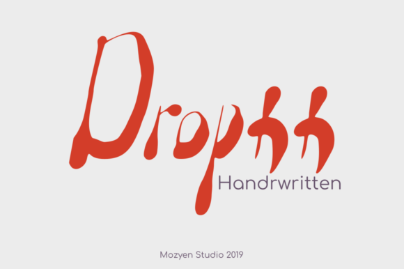 Drophh: A Handwritten Font for Bold Campaigns