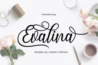 Evalina: A Handwritten Font for Bold Branding