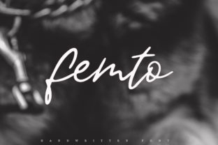 Femto: A Modern Handwritten Font for Small Business Branding