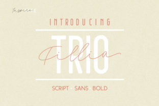 Filia: A Retro Display Font for Editorial Design