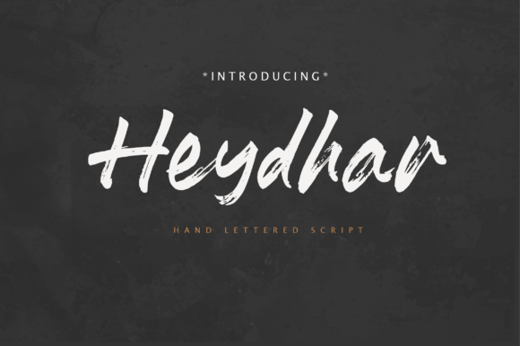 Heydhar: A Smart Handwritten Font for Makers
