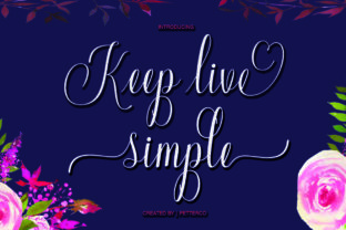 Keep Live Simple: The Handwritten Font for Bold Branding
