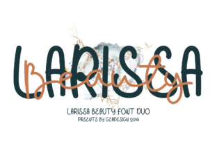 Larissa Beauty Font for Editorial Design