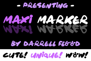 Maxi Marker: A Bold Typeface for Memorable Branding