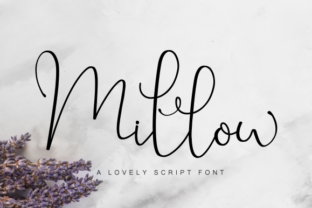 Millow: A Handwritten Font for Crafters