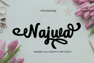 Najwa Font: A Bold Script for Campaign Design