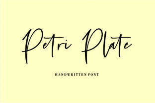 Petri Plate: A Handwritten Font for Digital Design