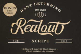 Realout Font: Bold Handwritten Charm for Makers