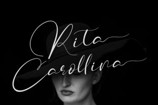 Rita Carollina: A Modern Script Typeface for Editorial Design