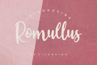 Romullus: A Handwritten Font for Editorial Soul