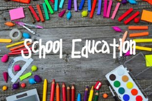 School Education Font: Bold Handwritten Style