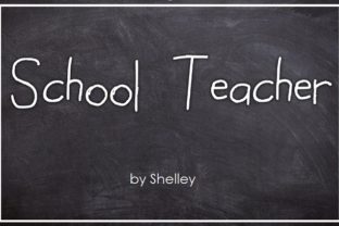 School Teacher Font for Friendly Branding