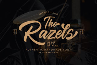 The Razels Font: Retro Script for Editorial Design